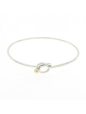 Tiffany & Co. Tiffany &amp; Co. Flat Wire Hook Eye Heart Bangle (view 1)