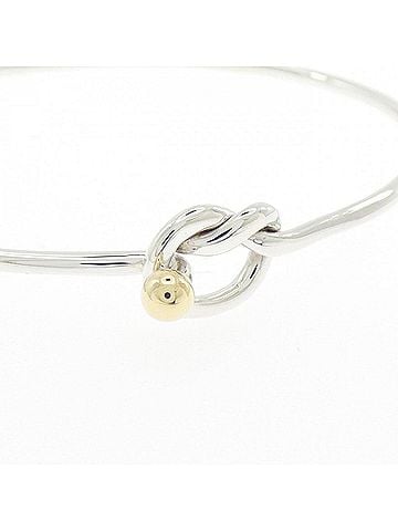 Tiffany & Co. Tiffany &amp; Co. Flat Wire Hook Eye Heart Bangle (view 2)