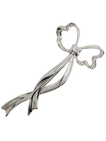 Tiffany & Co. Tiffany TIFFANY&amp;Co. Ribbon Brooch Silver 925 Approx. 15.4g Ladies (view 1)