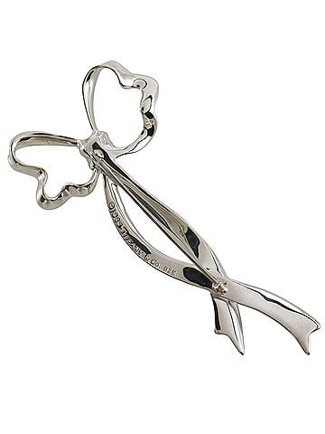 Tiffany & Co. Tiffany TIFFANY&amp;Co. Ribbon Brooch Silver 925 Approx. 15.4g Ladies (view 2)