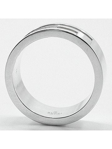 Gucci Gucci Branded G Ring, 925 Sterling Silver, Approx. 7.9g, Women's, I213023109 (view 2)
