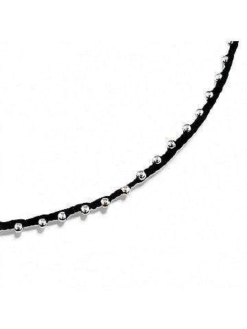 Gucci Gucci Horsebit Necklace, 925 Sterling Silver, Black, Approx. 8g, Unisex (view 1)