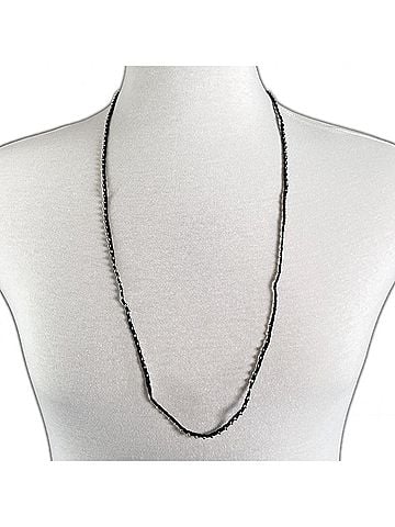 Gucci Gucci Horsebit Necklace, 925 Sterling Silver, Black, Approx. 8g, Unisex (view 2)
