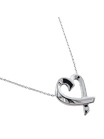 Tiffany & Co. Tiffany &amp; Co. Loving Heart Necklace, Sterling Silver 925, Approx. 5g, Women's. (view 1)