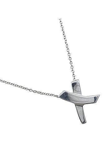 Tiffany & Co. Tiffany &amp; Co. Loving Heart Necklace, Sterling Silver 925, Approx. 2.3g, Women's. (view 1)