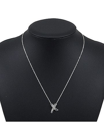 Tiffany & Co. Tiffany &amp; Co. Loving Heart Necklace, Sterling Silver 925, Approx. 2.3g, Women's. (view 2)