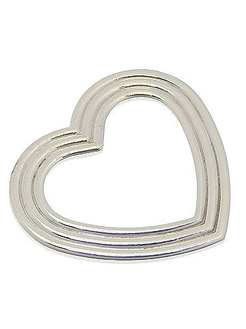 Tiffany & Co. Tiffany &amp; Co. Menard Heart Pendant Top, Sterling Silver 925, Approx. 6.6g, Women's. (view 1)