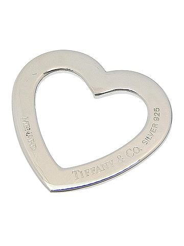 Tiffany & Co. Tiffany &amp; Co. Menard Heart Pendant Top, Sterling Silver 925, Approx. 6.6g, Women's. (view 2)