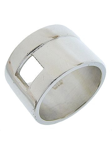 Gucci Gucci ring, made of sterling silver (925), approximately 9.8g, unisex. (view 1)
