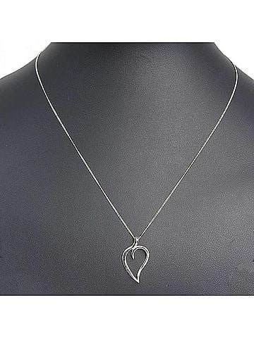 Tiffany & Co. Tiffany &amp; Co. Leaf Necklace, Sterling Silver 925, Approx. 2.3g, Women's, Grade A (view 2)