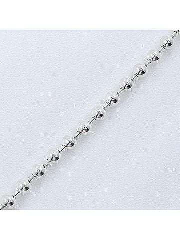 Gucci Gucci toggle bracelet, ball chain, sterling silver 925, approximately 16.3g, unisex. (view 2)