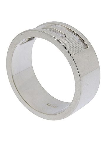 Gucci Gucci Branded G ring, made of 925 sterling silver, approximately 7.4g, unisex. (view 2)