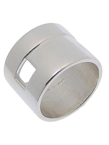 Gucci Gucci Old Ring, Branded, Sterling Silver 925, Approx. 14.6g, Men's (view 1)