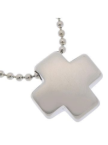 Tiffany & Co. Tiffany &amp; Co. Roman Cross Necklace, Ball Chain, Sterling Silver 925, Approx. 13.5g, Women's. (view 1)