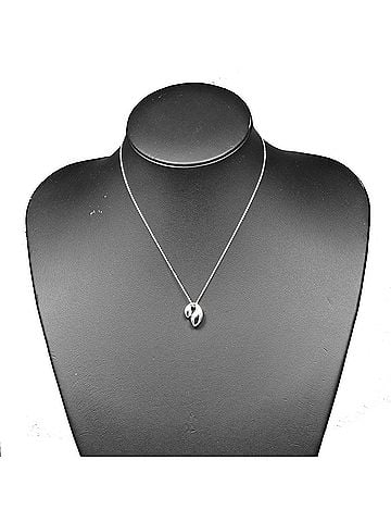 Tiffany & Co. Tiffany &amp; Co. Double Teardrop Necklace, 925 Silver, Approx. 5.42g (view 2)