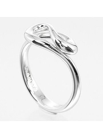 Tiffany & Co. Tiffany &amp; Co. Wave Ring, 925 Silver, Approx. 3g (view 2)