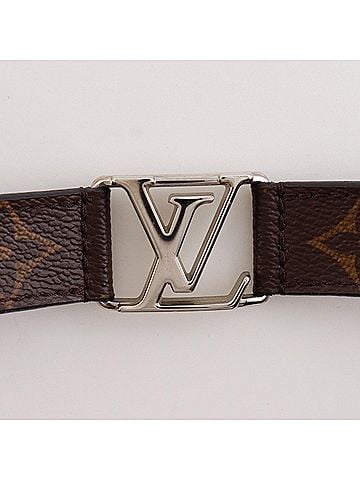 Louis Vuitton Louis Vuitton LOUIS VUITTON Bracelet Hockenheim M6141 Monogram Canvas 2017 Brown Approx. 26g Bra Rubbed Unisex (view 2)