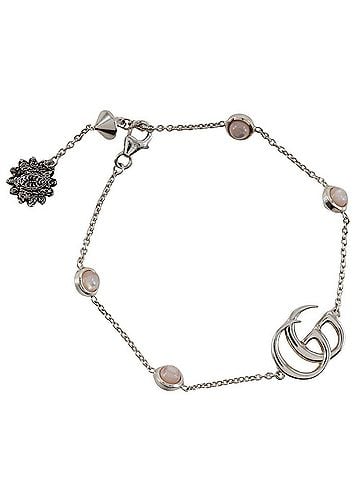 Gucci Gucci Double G Bracelet, 925 Sterling Silver with Mother-of-Pearl, Approx. 6.3g, Women's (view 1)