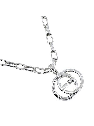 Gucci Gucci Interlocking G Necklace, Sterling Silver 925, Approx. 22.0g, Unisex (view 1)