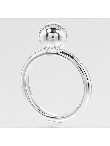 Tiffany & Co. Tiffany &amp; Co. Hardware Ball Ring, 925 Sterling Silver, Approx. 3g, Women's (view 2)