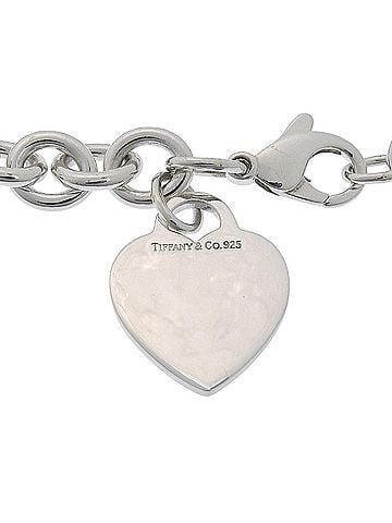 Tiffany & Co. Tiffany &amp; Co. Return to Bracelet, Heart Tag, Sterling Silver 925, Approx. 34.6g, Unisex (view 2)
