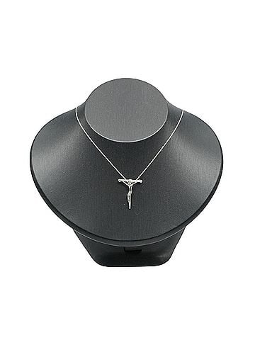 Tiffany & Co. Tiffany &amp; Co. Crucificus Small Necklace, Rosary Cross, Vintage, Elsa Peretti, Sterling Silver 925, Made in Spain, Approx. 3g, Unisex (view 2)