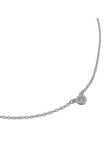 Tiffany & Co. Tiffany &amp; Co. By the Yard Necklace by Elsa Peretti, 925 Sterling Silver with Diamonds, Approx. 1.6g, Women's. (view 1)