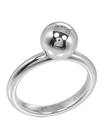 Tiffany & Co. Tiffany Ring Hardware Ball Silver 925 Approx. 2.7g TIFFANY &amp; Co. (view 1)