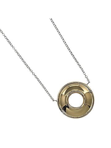 Tiffany & Co. Tiffany &amp; Co. Magic Circle Necklace, 925 Sterling Silver x 18K Yellow Gold, Approx. 3.5g, Women's (view 1)