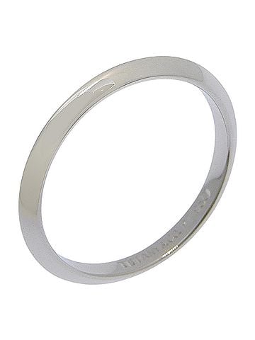 Tiffany & Co. Tiffany &amp; Co. Knife Edge Ring, Platinum 950, Approx. 2.2g, Women's. (view 1)