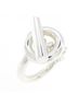 Hermès 100% Sterling Silver Multi Color Hermes Hermès Croisette Ring One size - photo 1