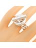 Hermès 100% Sterling Silver Multi Color Hermes Hermès Croisette Ring One size - photo 5