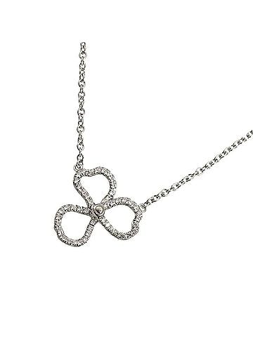 Tiffany & Co. Tiffany &amp; Co. Paper Flower Diamond Necklace, 41cm, Platinum Necklace (view 1)