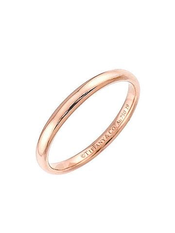Tiffany & Co. Tiffany &amp; Co. Forever Band 1 Ring, 2.5mm wide, 18K PG Pink Gold 750. (view 1)