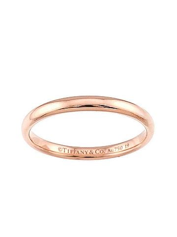 Tiffany & Co. Tiffany &amp; Co. Forever Band 1 Ring, 2.5mm wide, 18K PG Pink Gold 750. (view 2)