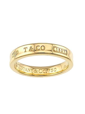 Tiffany & Co. Tiffany &amp; Co. 1837 Narrow 1 Ring, 18K Yellow Gold (750) (view 2)