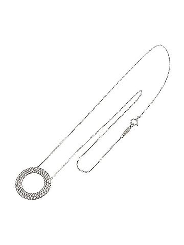 Tiffany & Co. Tiffany &amp; Co. Metro 3-Row Circle Diamond Necklace, 41cm, 18K White Gold (750) (view 2)