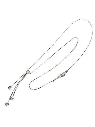 Tiffany & Co. Tiffany &amp; Co. By the Yard Drop Diamond 4P Necklace 41cm Platinum (view 2)
