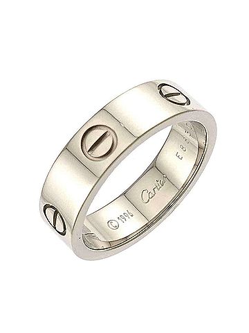 Cartier Cartier Love Ring #60, 18K WG (White Gold 750) (view 1)
