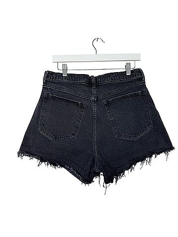 Abercrombie & Fitch 90s Relaxed Cutoff Curve Love High Rise Denim Shorts (view 2)