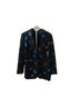 Tahari Floral Black Multi Color Blazer Size 12 - photo 1
