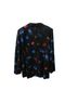 Tahari Floral Black Multi Color Blazer Size 12 - photo 2