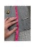 CAbi Stripes Black White Blazer Size M - photo 7
