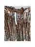 Free People 100% Rayon Paisley Orange Multi Color Romper Size S - photo 3