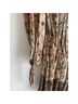 Free People 100% Rayon Paisley Orange Multi Color Romper Size S - photo 4