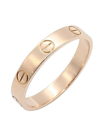 Cartier Cartier Mini Love Ring, 18K Pink Gold (PG), Women's Tone, B4085200 (view 1)