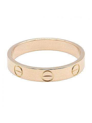 Cartier Cartier Mini Love Ring, 18K Pink Gold (PG), Women's Tone, B4085200 (view 2)
