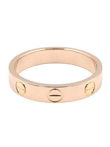 Cartier Cartier Mini Love Ring, 18K Pink Gold (PG), Women's Tone, B4085200 (view 2)