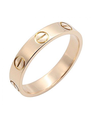 Cartier Cartier Mini Love Ring, 18K Pink Gold (PG), Women's Tone, B4085200 (view 1)