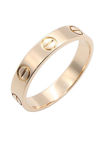 Cartier Cartier Mini Love Ring, 18K Pink Gold (PG), Women's Tone, B4085000 (view 1)